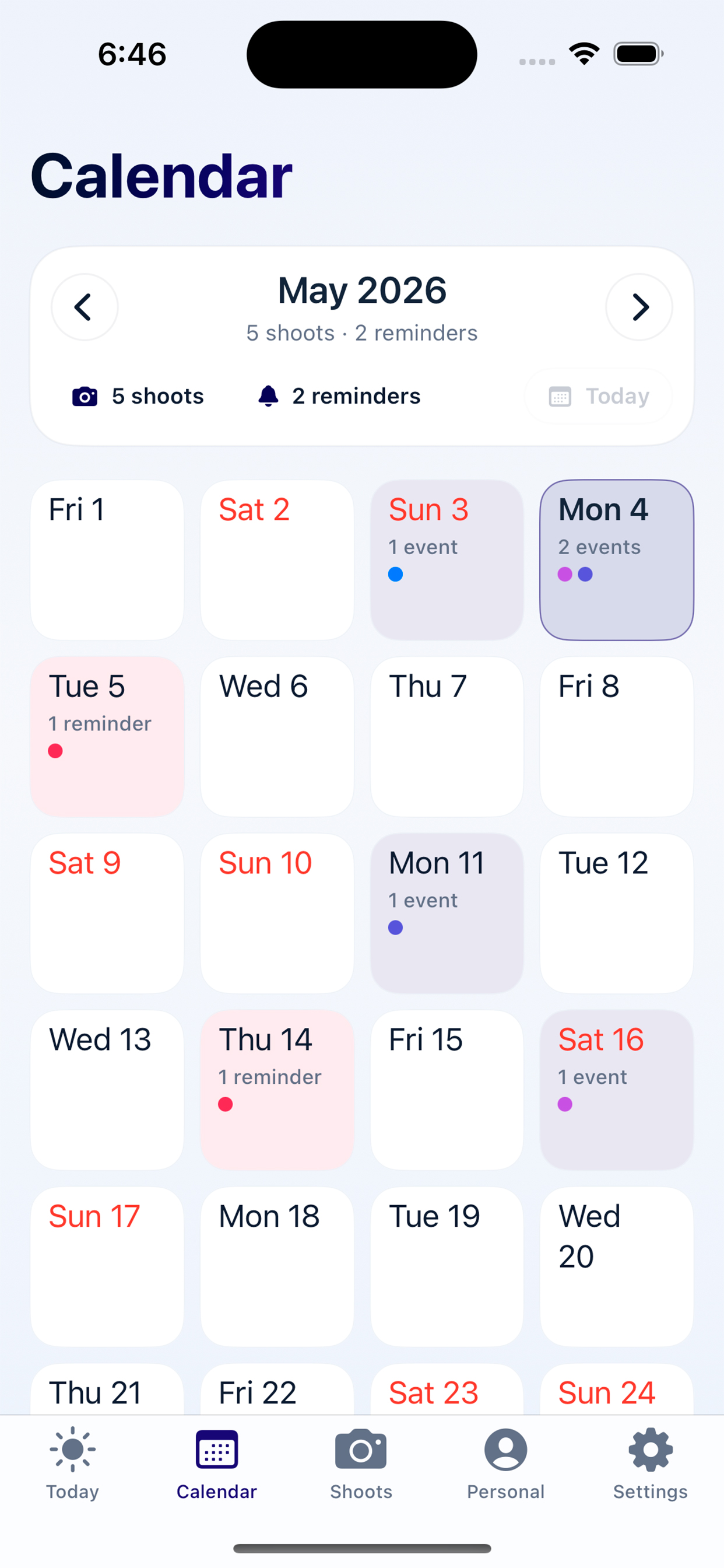 Snapty app screen 2