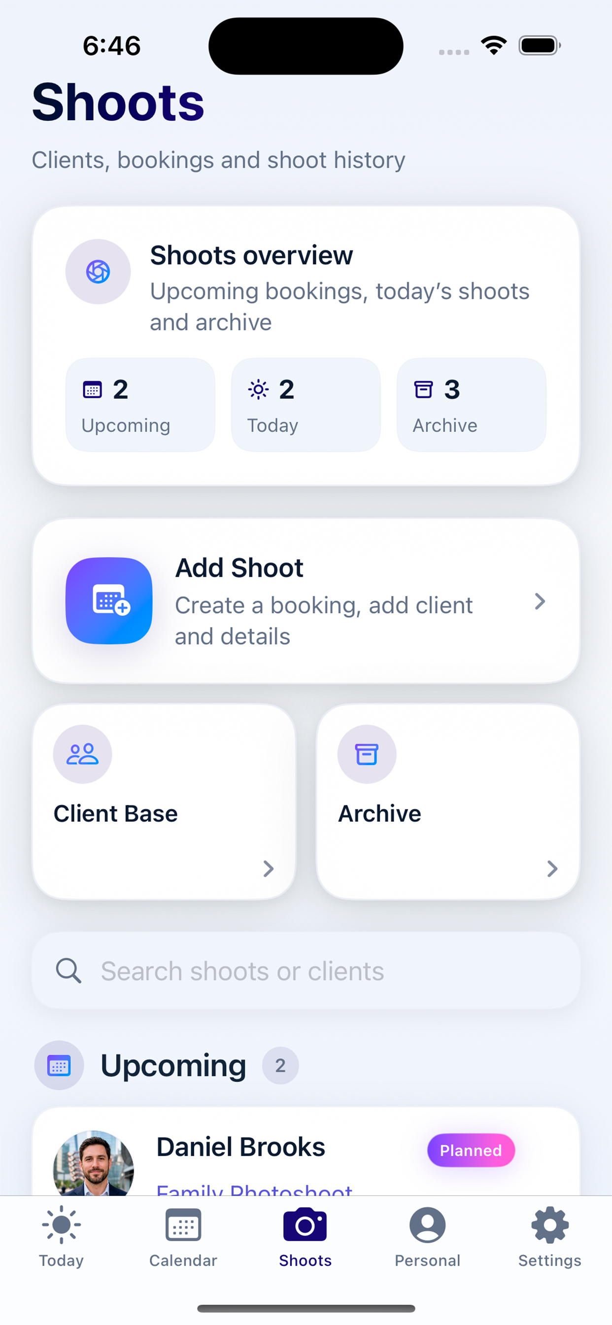 Snapty app screen 3